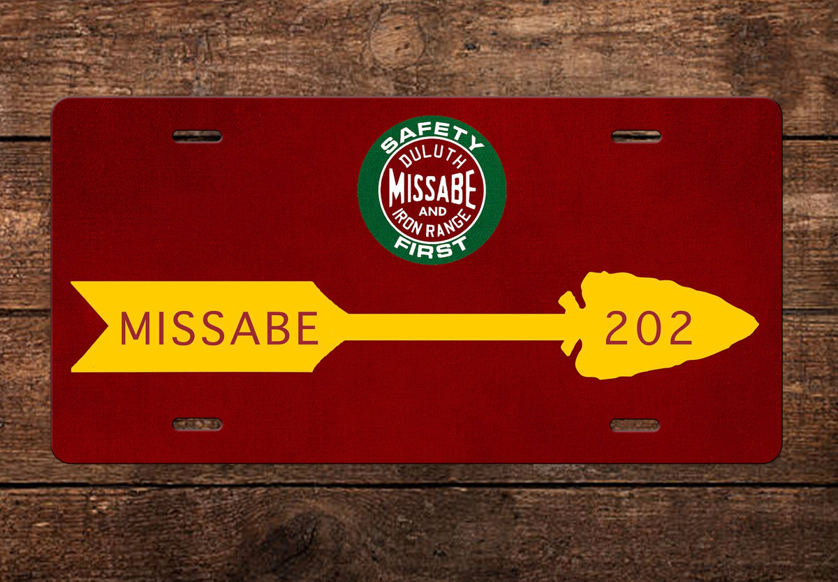 Duluth Missabe & Iron Range Safety First License Plate VintageTransCo
