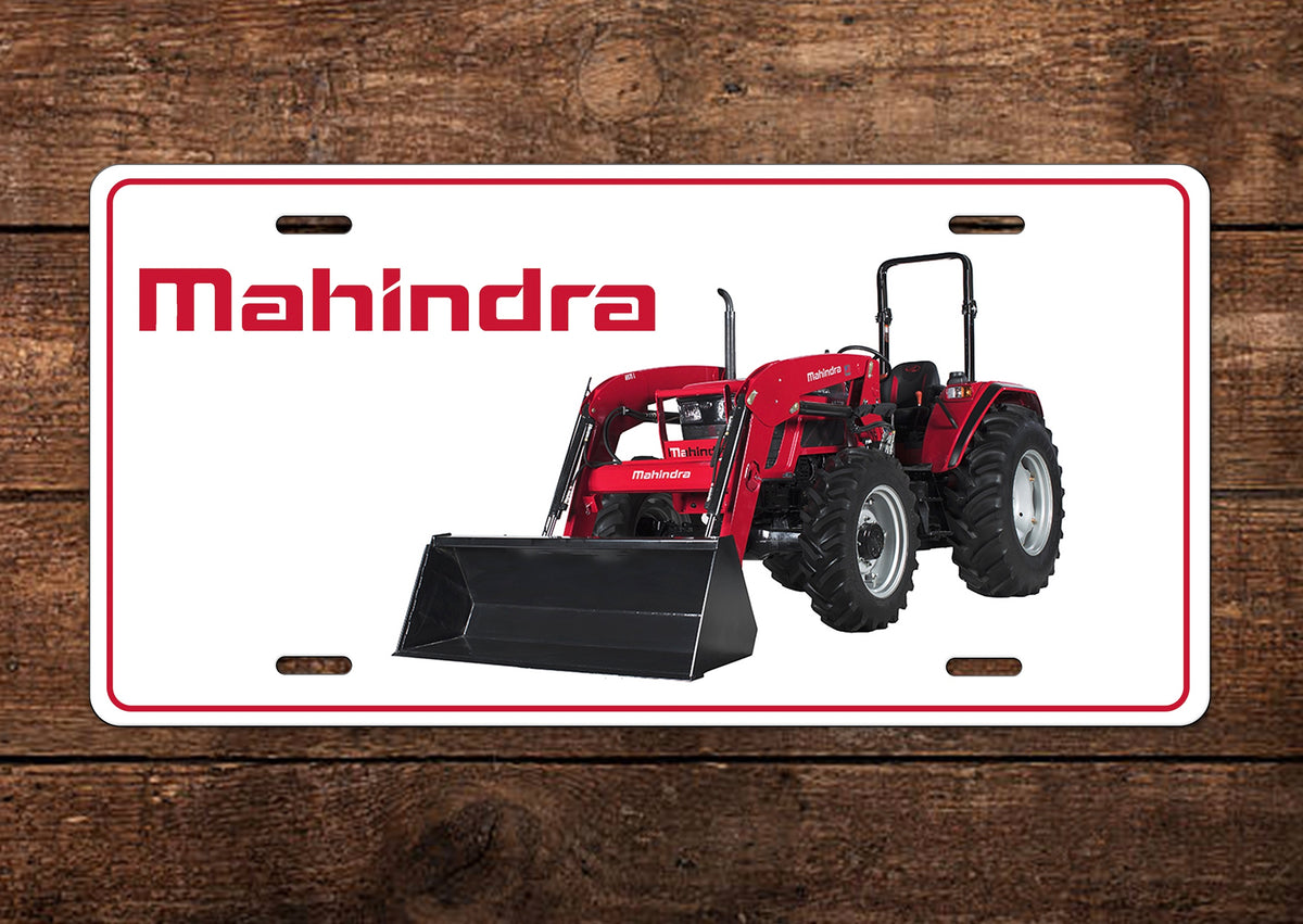 Mahindra Tractor License Plate VintageTransCo