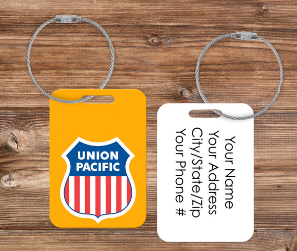 Union Pacific (UP) Shield Herald - Luggage / Bag Tag
