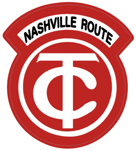 Nashville, Chattanooga and St. Louis Railway "Nashville Route" Vinyl Sticker