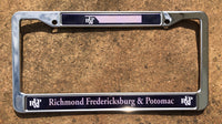 Richmond, Fredericksburg and Potomac (RF&P) Chrome License Plate Frame
