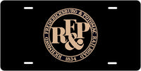 Richmond, Fredricksbury & Potomac (RF&P) RR - RRBlack & Gold Herald - License Plate