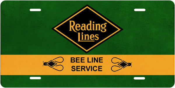 Reading Lines - Bee Line Service - License Plate