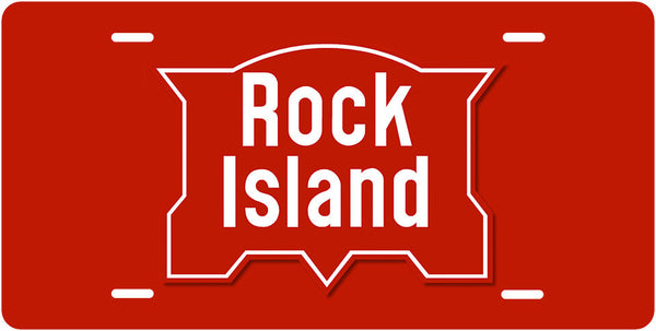 Rock Island Line License Plate