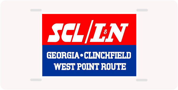 SCL/L&N - Georgia-Clinchfield-West Point Route - License Plate