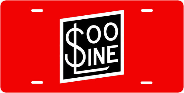 SOO Line RR License Plate