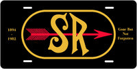 Southern Railway (SOU) - Arrow Logo with Dates - License Plate