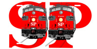 Southern Pacific (SP) FP7 License Plate