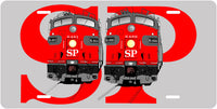 Southern Pacific (SP) FP7 License Plate