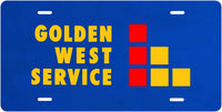 Southern Pacific (SP) Golden West Service License Plate