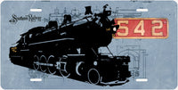 Southern Railway (SOU) No.542 License Plate