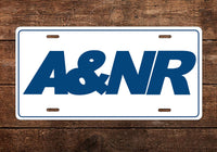 Angelina & Neches River Railroad (A&NR) License Plate