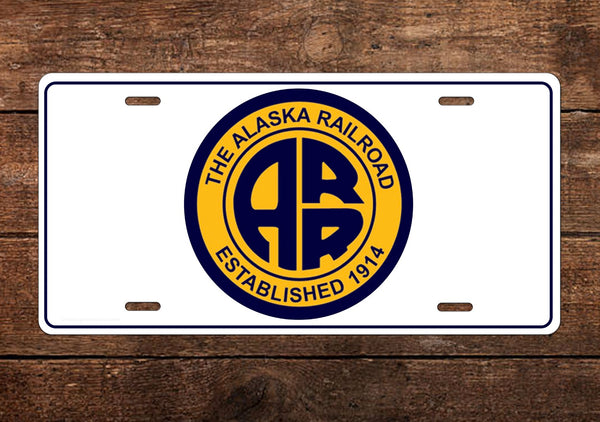 Alaska Railroad Classic License Plate