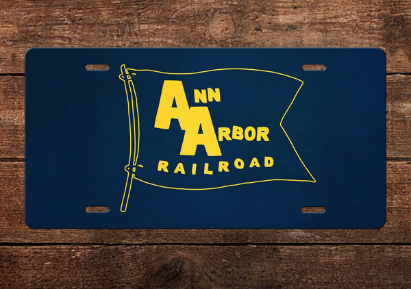 Ann Arbor Railroad License Plate