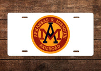 Arkansas & Missouri RR Classic License Plate