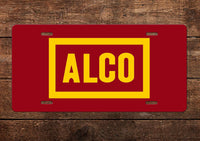 Alco License Plate