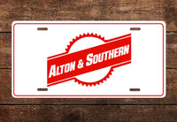Alton & Southern Railroad Classic License Plate