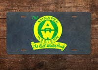Ahnapee & Western Railway License Plate