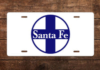 Atchison, Topeka & Santa Fe RR License Plate