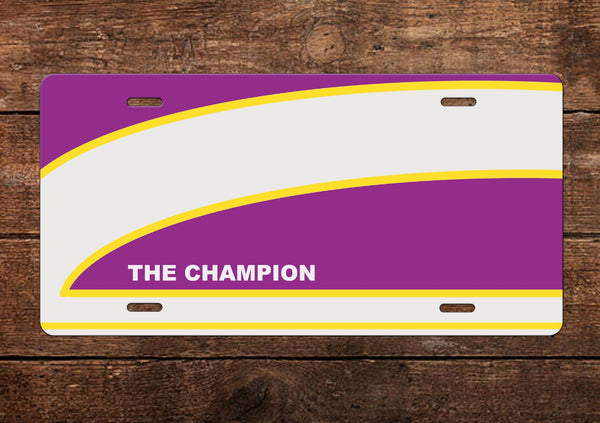 Atlantic Coast Line "The Champion" Paint Scheme License Plate