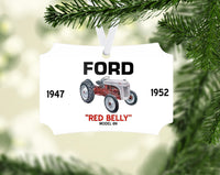 Ford 8N "Red Belly" Tractor Ornament