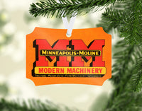 Minneapolis-Moline Modern Machinery Tractor Ornament