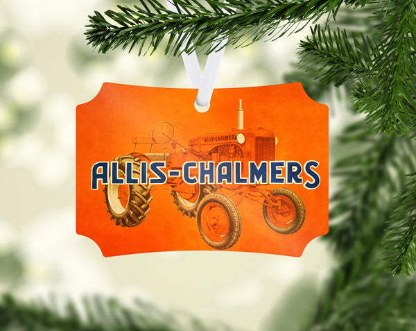 Alllis Chalmer Vintage Tractor Ornament