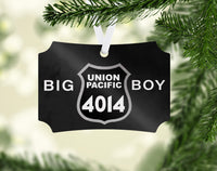 Union Pacific (UP) Big Boy 4014 Number Plate Ornament