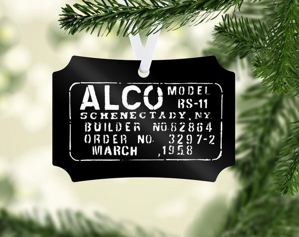 ALCO Builder Plate Ornament