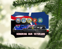 Norfolk Southern Veterans Ornament