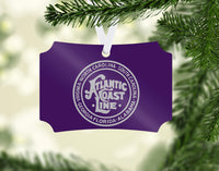 Atlantic Coast Line ACL (Purple/Silver) Ornament