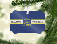 Beaufort & Morehead "Route of the Jets" Railway (B&MH) Ornament