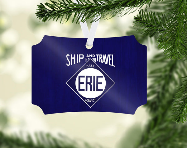 Erie RR "Ship & Travel" Ornament