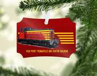 High Point, Thomasville, & Denton Railroad Ornament