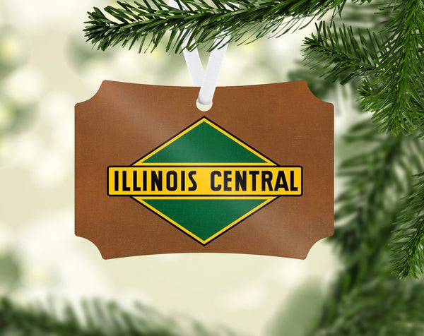 Illinois Central Railroad Ornament