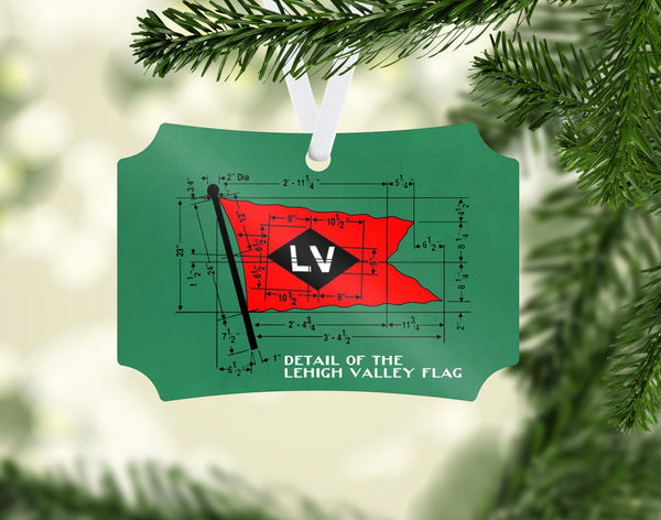 Lehigh Valley Railroad Ornament