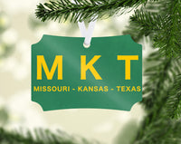 Missouri Kansas Texas M K T Ornament