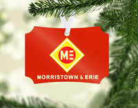 Morristown & Erie RR Ornament