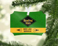 Reading Lines Bee Line Ornament