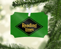 Reading Lines Ornament