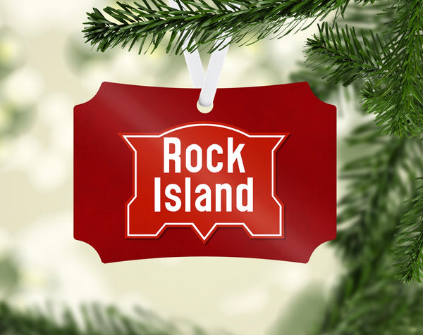 Rock Island RR Ornament