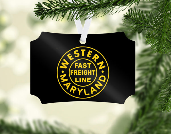Western Maryland Fast Freight Ornament