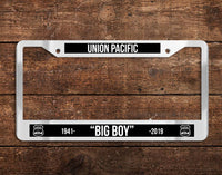 Union Pacific 4014 Big Boy (UP) Chrome License Plate Frame