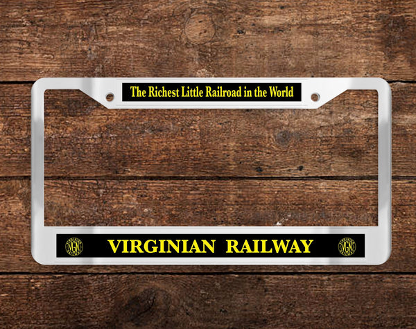 Virginian Railway (VGN) Chrome License Plate Frame