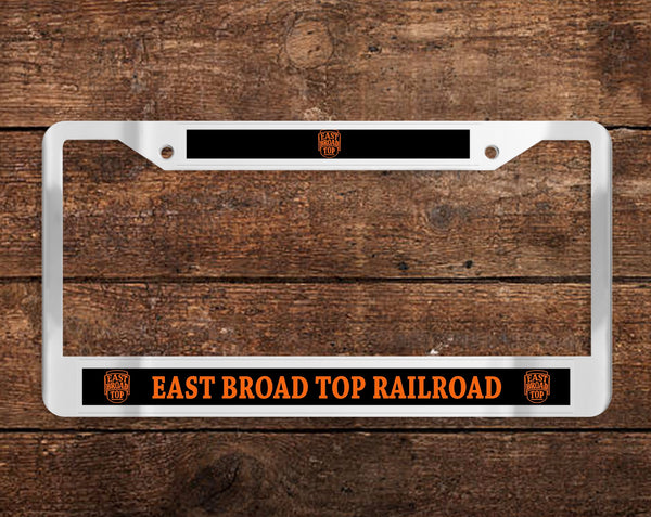 East Broad Top Railroad (EBT) Chrome License Plate Frame