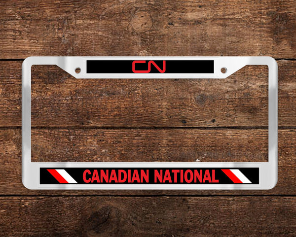 Canadian National (CN) Chrome License Plate Frame