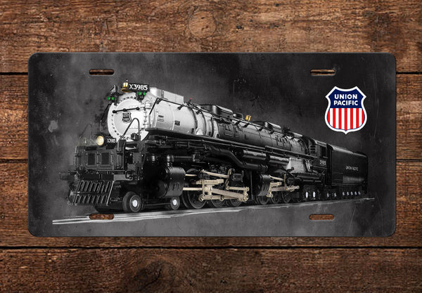 Union Pacific (UP) Challenger 3985 License Plate