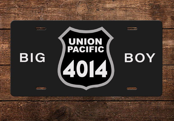 Union Pacific (UP) 4014 "Big Boy" License Plate