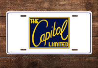 Baltimore & Ohio (B&O) Capitol Limited Classic License Plate