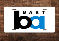 Bay Area Rapid Transit (BART) License Plate